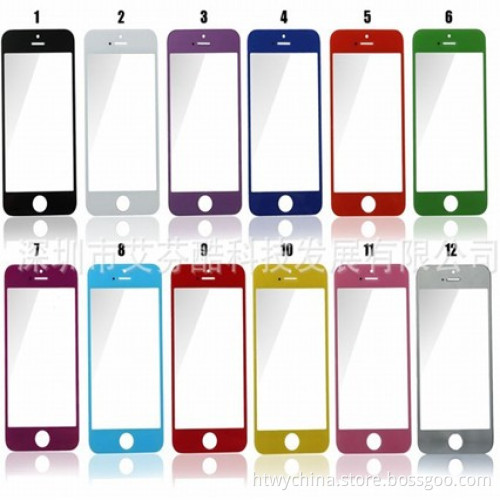 New Glass Replacement for iPhone 5 5s Front Outer Screen Lens, 10 Color